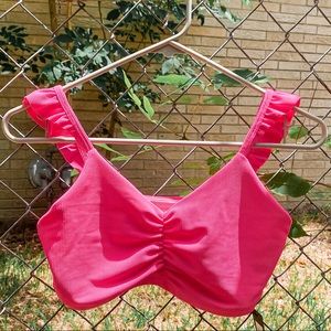 CycleBar Pink Ribbed Bra by Onzie NWT